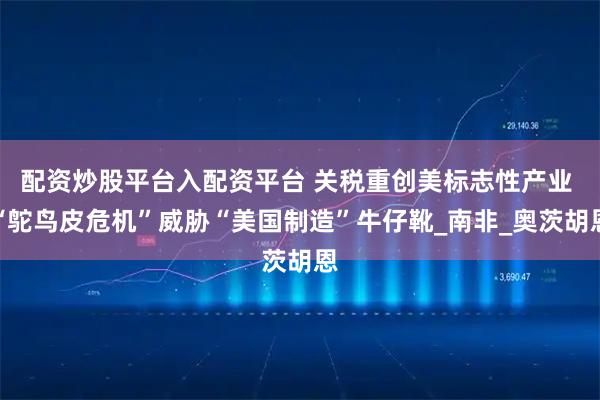 配资炒股平台入配资平台 关税重创美标志性产业 “鸵鸟皮危机”威胁“美国制造”牛仔靴_南非_奥茨胡恩